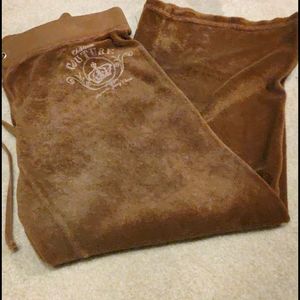 Juicy Couture Terry cloth cropped pants